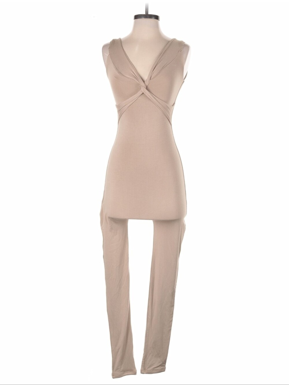 Oh Polly Beige Nude Jumpsuit